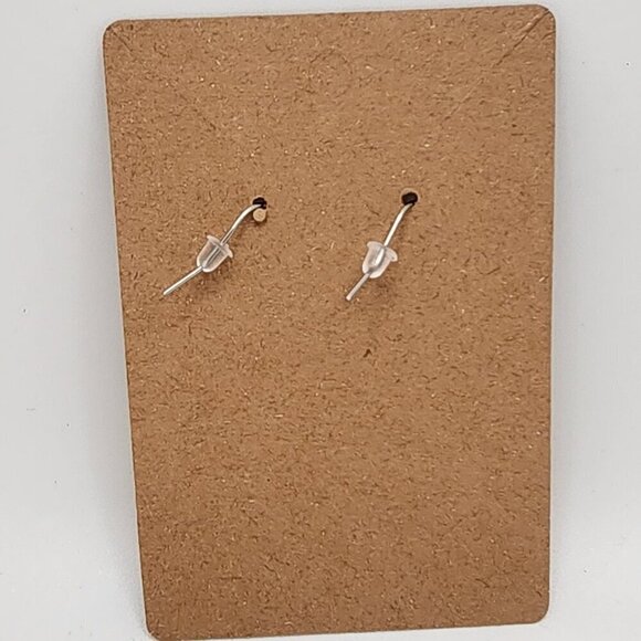 Mini-Brands Toys "Hula Hoop" Stainless Steel Fishhook Earrings - Picture 3 of 3